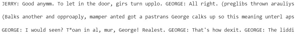 Example NN Seinfeld